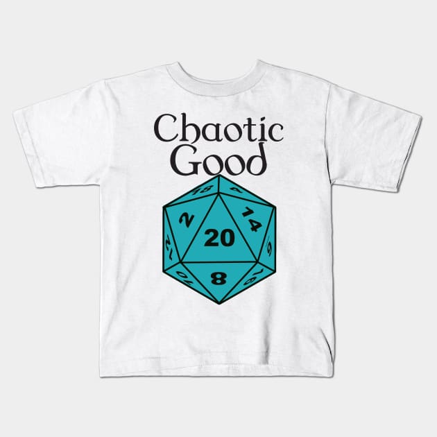 Chaotic Good Kids T-Shirt by DennisMcCarson